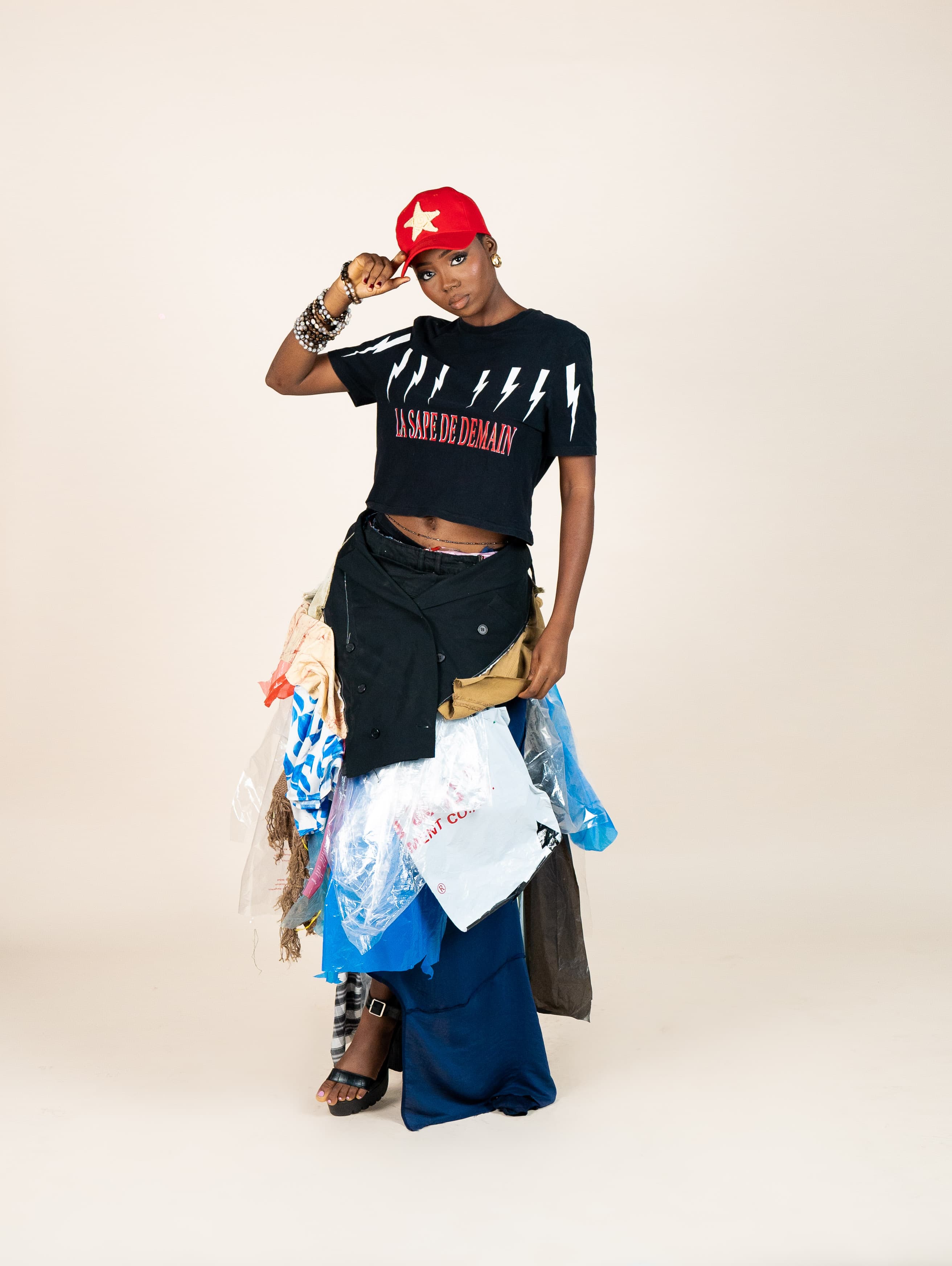 Silhouette issue du programme d'incubation, look 24