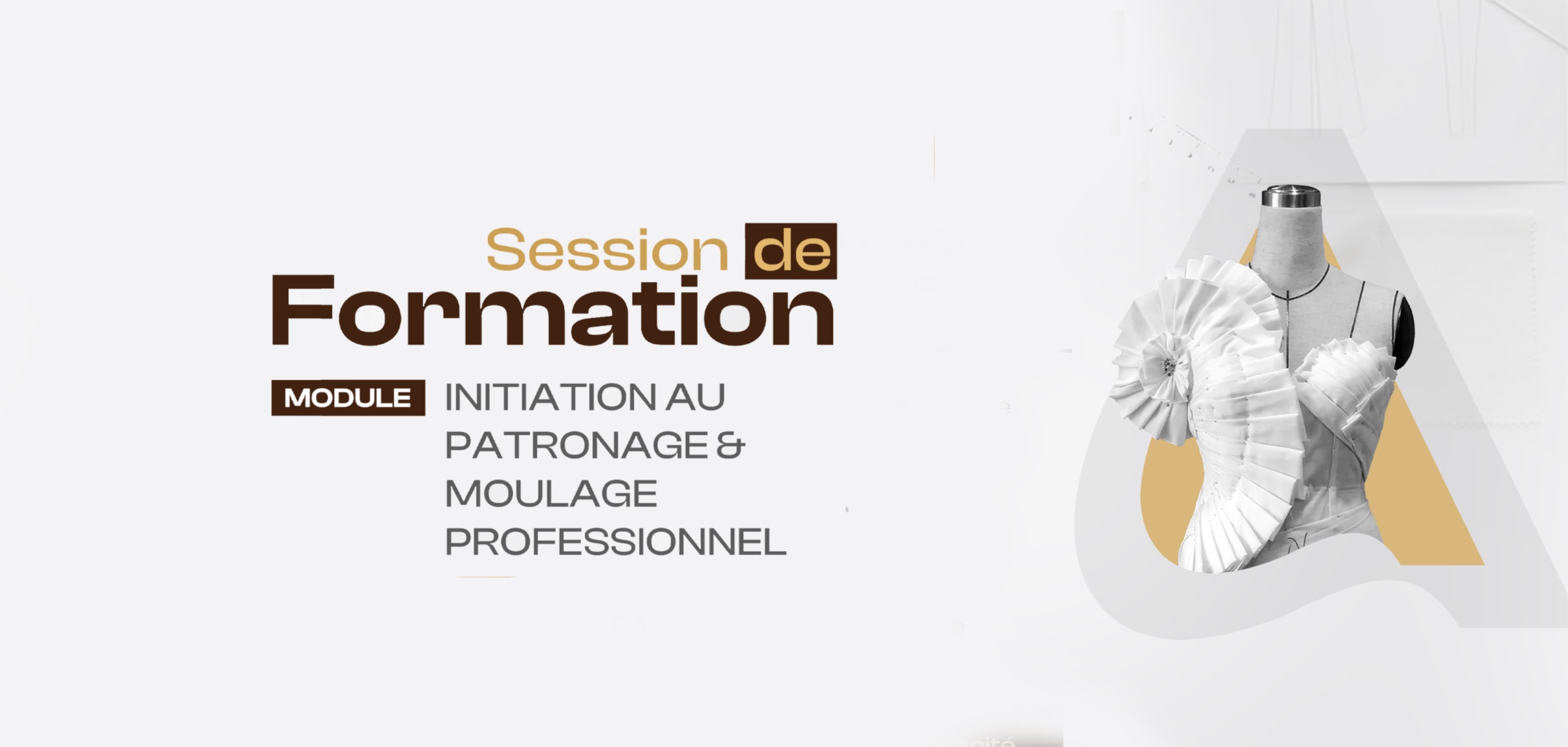 Initiation au patronage et moulage