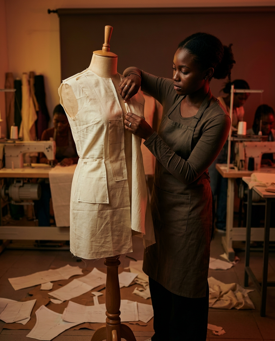 Textiles africains et innovation illustration